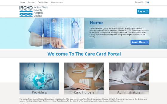 Indian River County Hospital District Care Card Portal. This link opens new window.