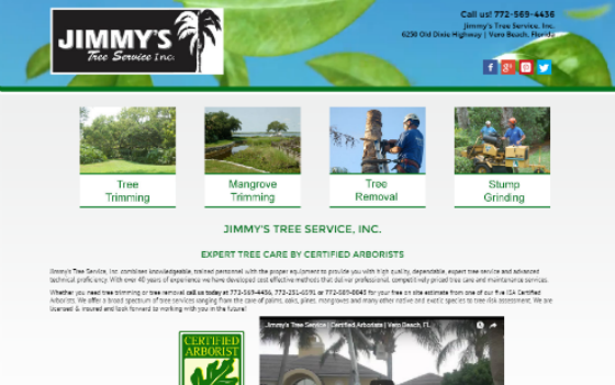 Jimmy's Tree Service. This link opens new window.