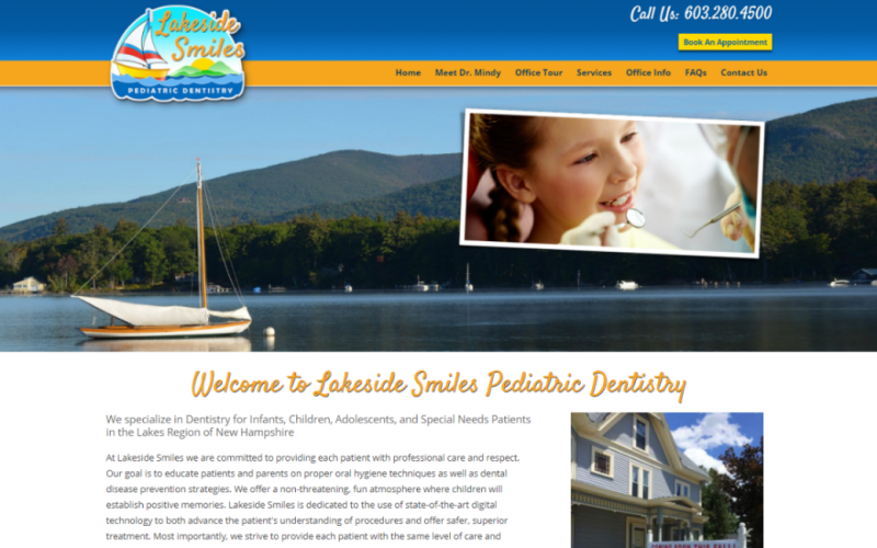 Lakeside Smiles Pediatric Dentistry Website. This link opens new window.