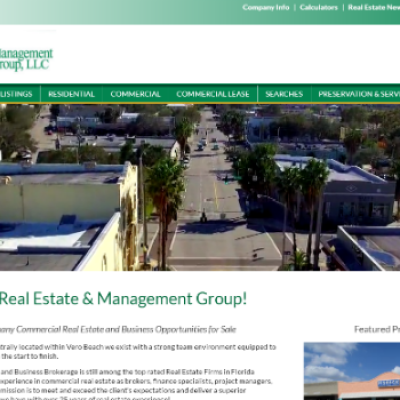 Redesign of Existing Client Website: Real Estate & Management Group