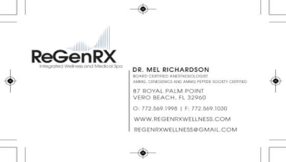 RegenRx Business Card