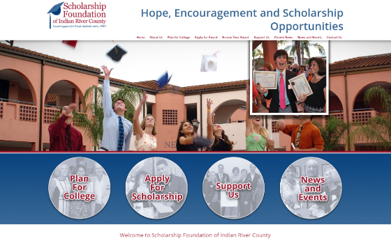 Visit the Scholarship Foundation of Indian River County. This link opens new window.